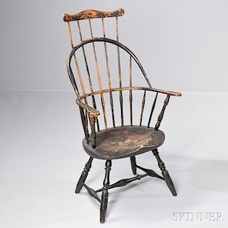 Sack-back Windsor Chair with Comb