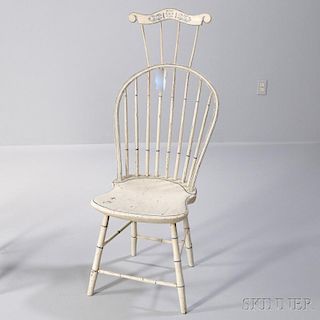 Windsor Bow-back Side Chair with Comb