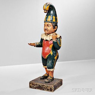 Carved and Polychrome-painted "Punch" Figure