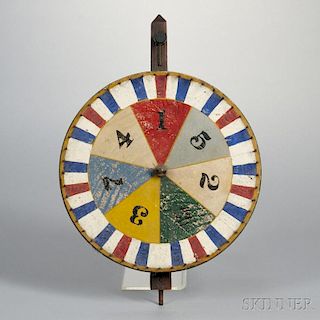 Painted Wheel of Fortune Gaming Wheel