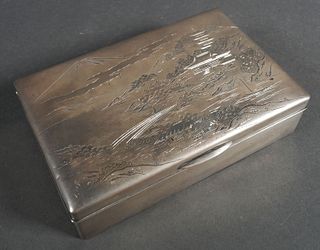 Antique Japanese Sterling Box