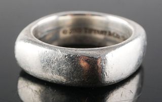 TIFFANY & CO MENS STERLING SILVER RING