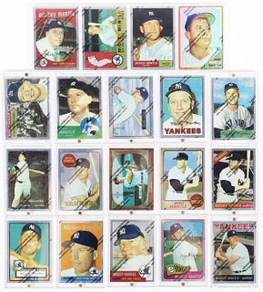 TOPPS MICKEY MANTLE FINEST REFRACTOR SET