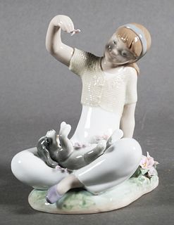 LLADRO 7711 PLAYTIME WITH PETALS