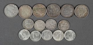 SELECTION OF US 90 PERCENT SILVER COINS