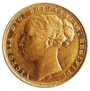 1878 M GOLD SOVEREIGN VICTORIA