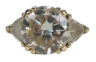 Large Diamond Engagement Ring. 
