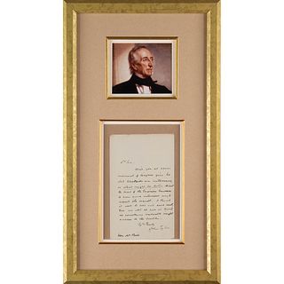 John Tyler Autograph Letter Signed as President