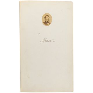 Abraham Lincoln, U.S. Grant, George A. Custer, and Civil War Figures Signed Autograph Album