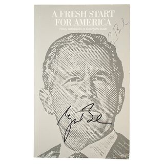 George and George W. Bush Signed Book