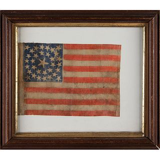 American Parade Flag, 33-Star (Oregon Statehood) 1859-1861