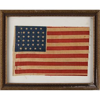 American Parade Flag, 34-Star (Kansas Statehood) 1861-1863