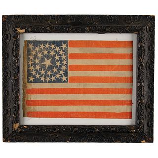 American Parade Flag, 35-Star (West Virginia Statehood) 1863-1865