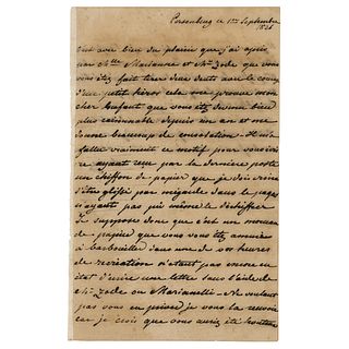 Marie Louise of Parma Autograph Letter Signed