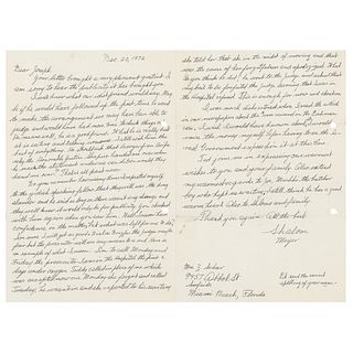 Meyer Lansky Autograph Letter Signed