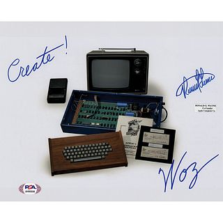 Apple: Wozniak and Wayne Signed Photograph