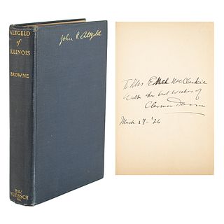 Clarence Darrow Signed Book