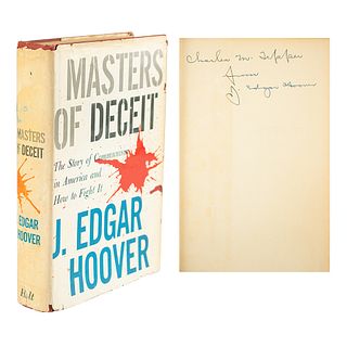J. Edgar Hoover Signed Book