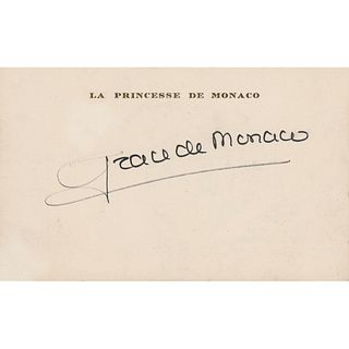 Princess Grace of Monaco Signature