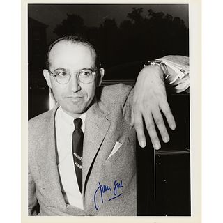 Jonas Salk Signed Photograph