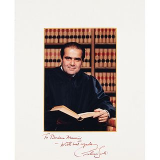 Antonin Scalia Signed Photograph