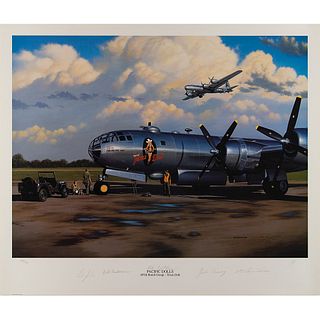 Aviation and Military (10) Art Prints Signed by Stan Stokes and James Dietz