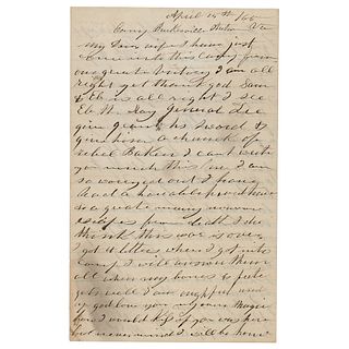 Civil War Soldier&#39;s Letter