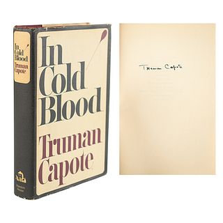 Truman Capote Signed Book