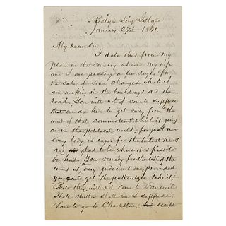William Cullen Bryant Autograph Letter Signed