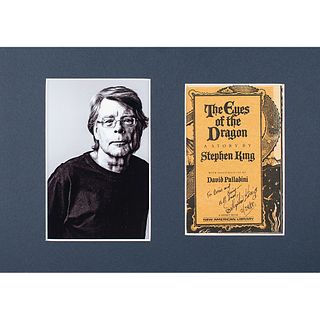 Stephen King Signed Book Page