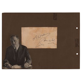 H. G. Wells Signature