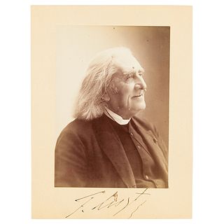 Franz Liszt Signed Photograph