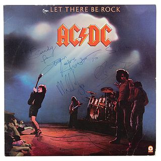 AC/DC Signed Album