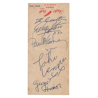 Beatles Signatures (June 1963)