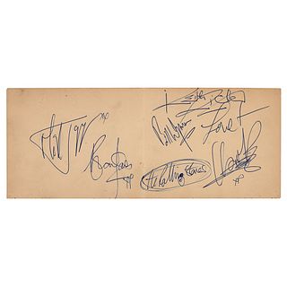 Rolling Stones Signatures (August 1964)