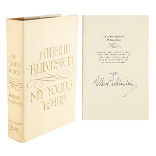 Arthur Rubinstein Signed Book