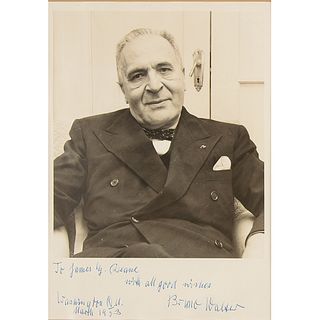 Bruno Walter Signed Photograph
