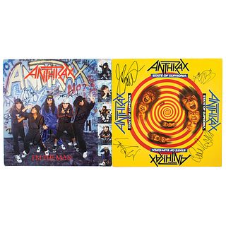 Anthrax (2) Signed Albums