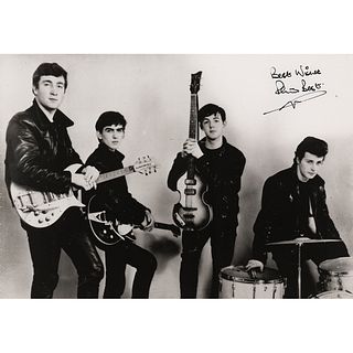 Beatles: Pete Best Signed Photograph