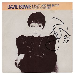 David Bowie Signed 45 RPM Record Sleeve