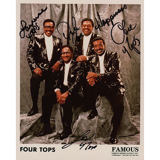 Four Tops Signed Photograph