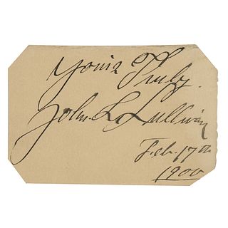 John L. Sullivan Signature