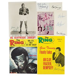 Boxing: Heavyweight Champs (9) Signed Items