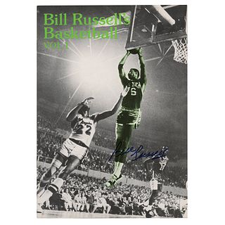 Bill Russell Signed Booklet - From the Personal Collection of Bill Russell