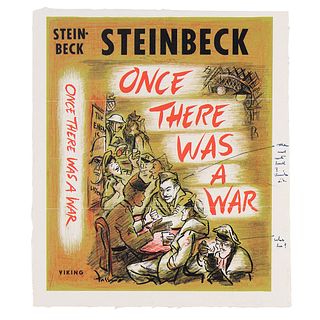 John Steinbeck Hand-Annotated Dust Jacket Proof