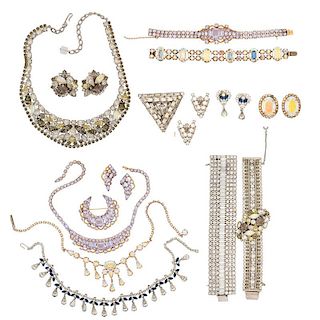 COLLECTION OF DESIGNER COSTUME JEWERLY