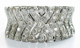 Ladies 14 kt Gold and Diamond Band