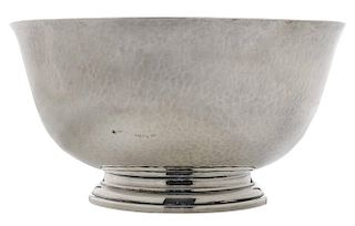 Hammered Sterling Revere Style Bowl
