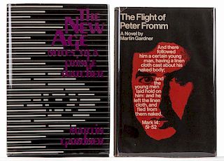 Gardner, Martin. Lot of Two Signed Books. Including The Flight of Peter Fromm (Los Altos: Kaufman, 1973; First Edition), cloth with jacket, 8vo, inscr