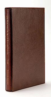 Hobbs, Stephen. Gene Maze and the Art of Bottom Dealing. Washington, D.C.: Kaufman & Greenberg, 1994. Brown leather stamped in gold with matching slip